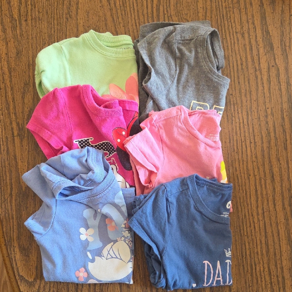 Bundle Of 6 Girls T-Shirts